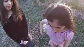 outdoor car hood sex with sunglasses – hot public fuck