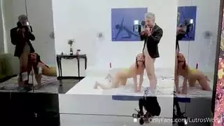 إباحية برية في الخارج: قضيب صلب كبير وعاهرة مستعدة