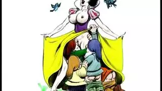 كرتون بورنو لسنو وايت – سبعة أقزام وقذف داخلي